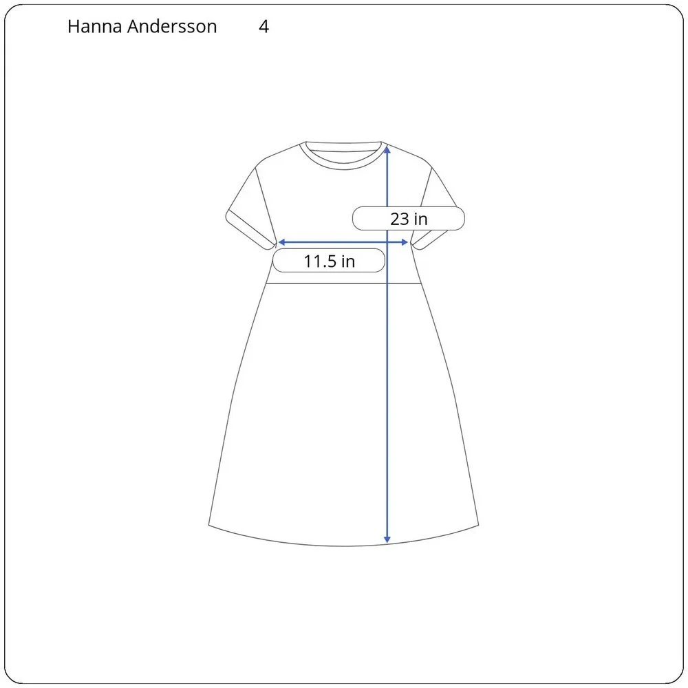 HANNA Andersson Dress 100 Girls 4 Colorful Plaid Tiered Twirl - Picture 9 of 9